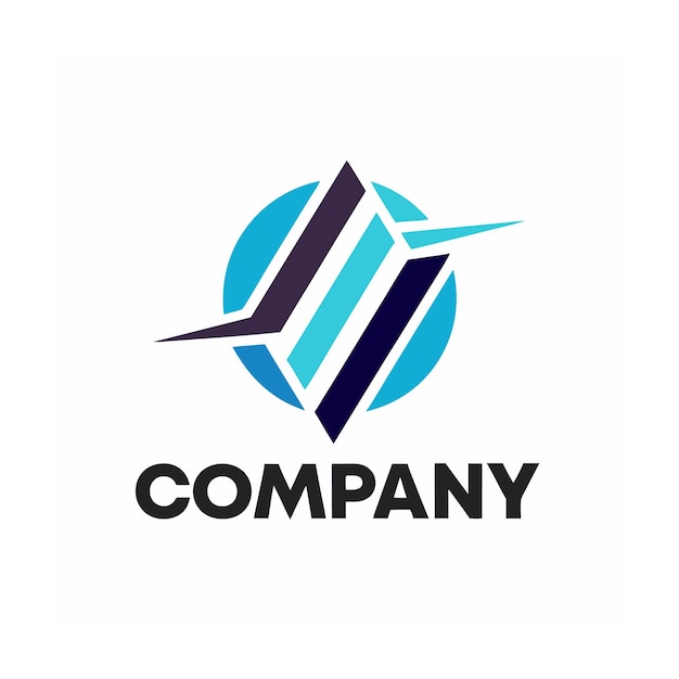 Vector de diseño de logotipo minimalista abstracto creativo y elegante para cualquier empresa de marca