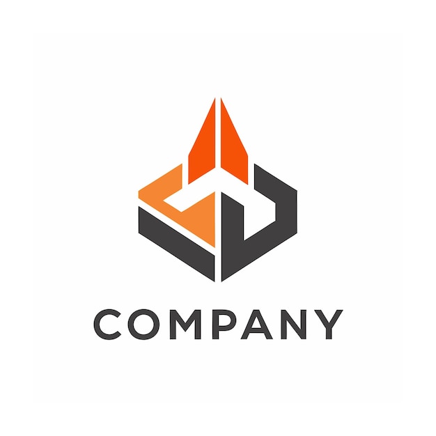 Vector de diseño de logotipo minimalista abstracto creativo y elegante para cualquier empresa de marca