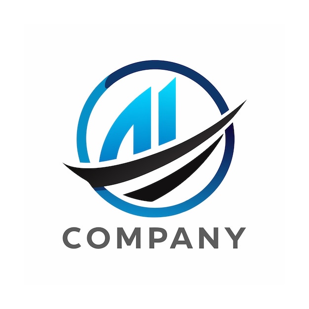 Vector de diseño de logotipo minimalista abstracto creativo y elegante para cualquier empresa de marca
