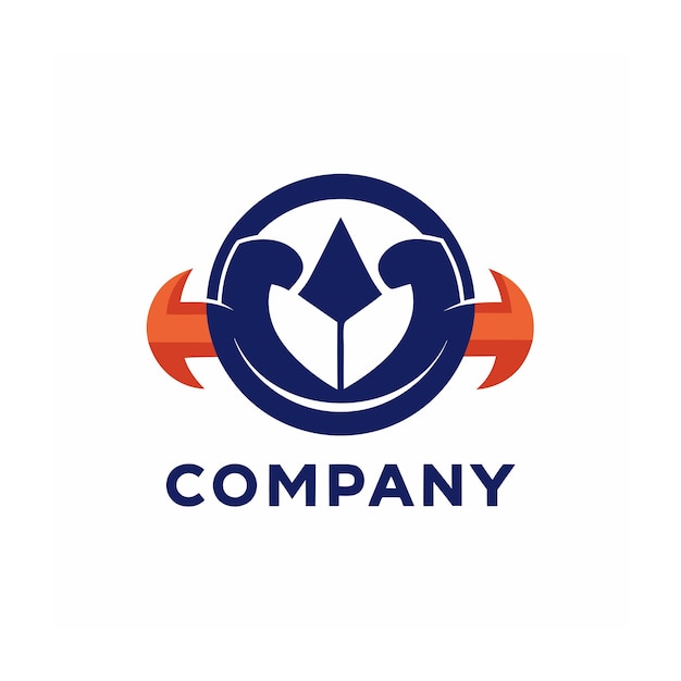 Vector de diseño de logotipo minimalista abstracto creativo y elegante para cualquier empresa de marca