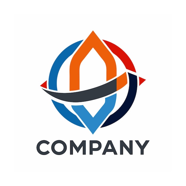Vector de diseño de logotipo minimalista abstracto creativo y elegante para cualquier empresa de marca