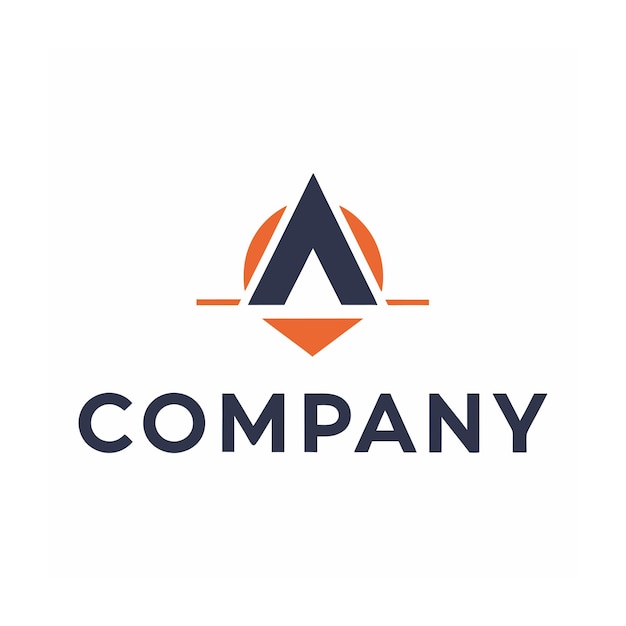 Vector de diseño de logotipo minimalista abstracto creativo y elegante para cualquier empresa de marca