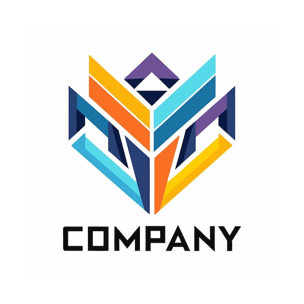 Vector de diseño de logotipo minimalista abstracto creativo y elegante para cualquier empresa de marca