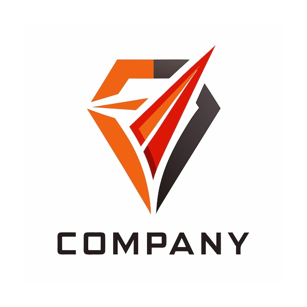 Vector de diseño de logotipo minimalista abstracto creativo y elegante para cualquier empresa de marca