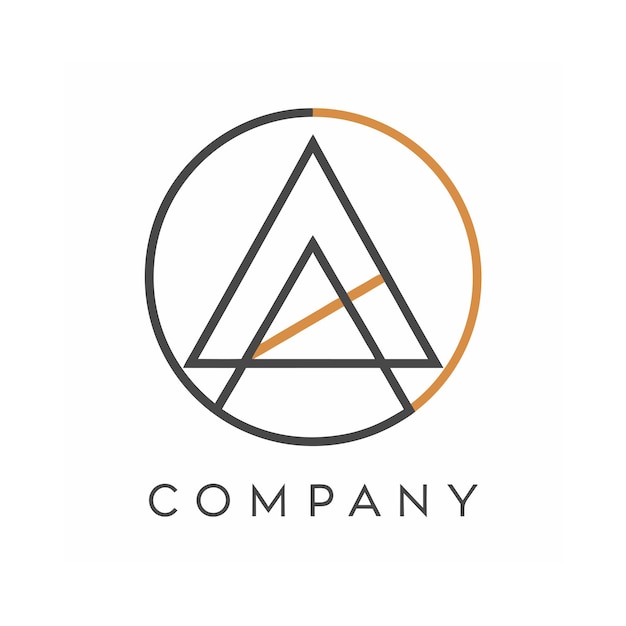 Vector de diseño de logotipo minimalista abstracto creativo y elegante para cualquier empresa de marca