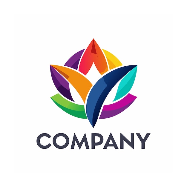 Vector de diseño de logotipo minimalista abstracto creativo y elegante para cualquier empresa de marca