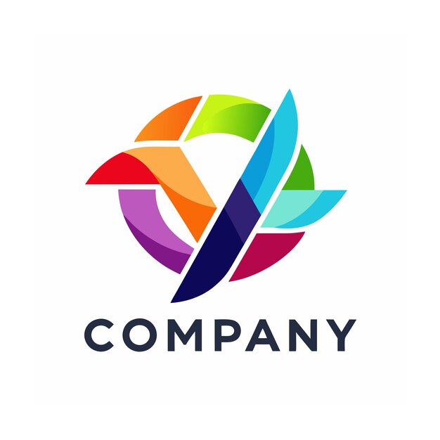 Vector de diseño de logotipo minimalista abstracto creativo y elegante para cualquier empresa de marca