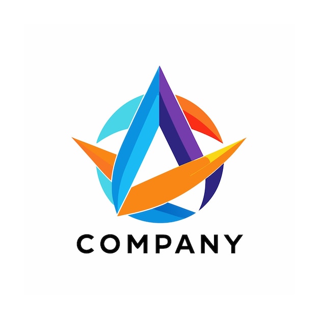 Vector de diseño de logotipo minimalista abstracto creativo y elegante para cualquier empresa de marca