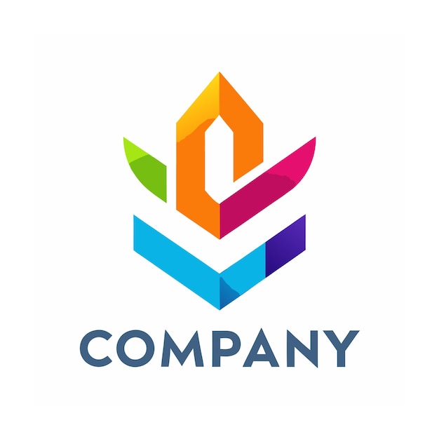 Vector de diseño de logotipo minimalista abstracto creativo y elegante para cualquier empresa de marca