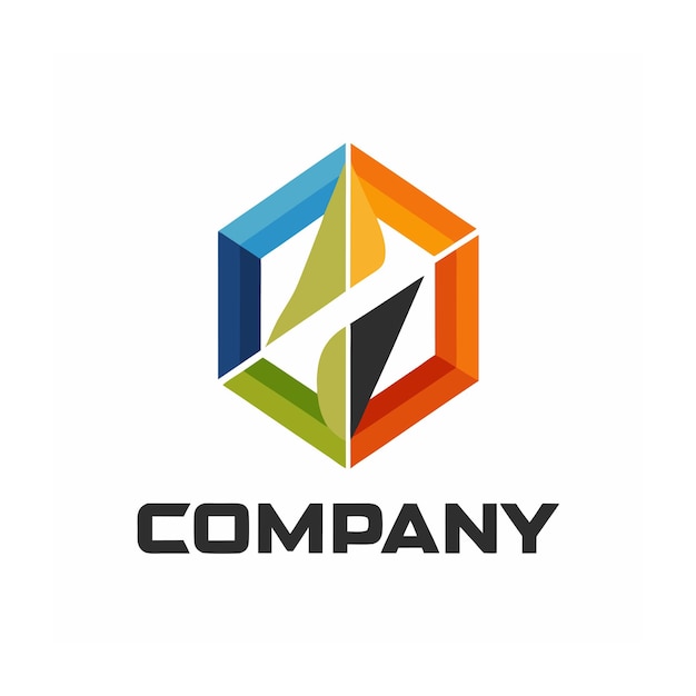 Vector de diseño de logotipo minimalista abstracto creativo y elegante para cualquier empresa de marca