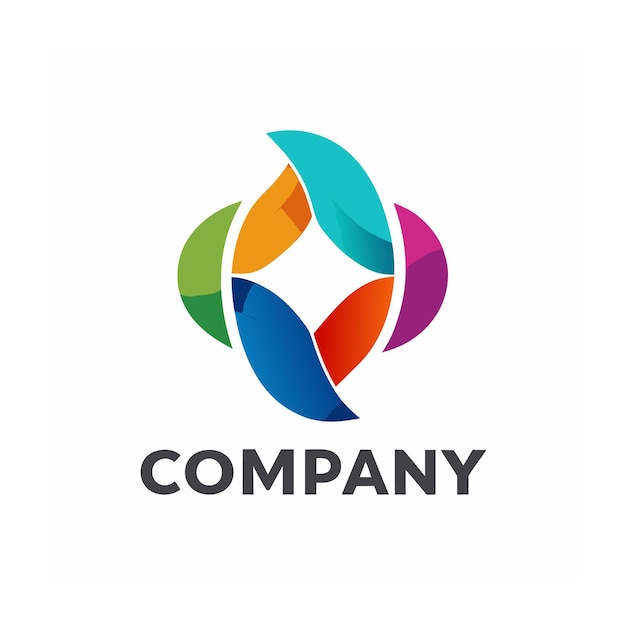 Vector de diseño de logotipo minimalista abstracto creativo y elegante para cualquier empresa de marca