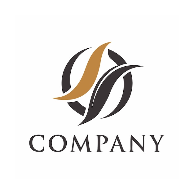 Vector de diseño de logotipo minimalista abstracto creativo y elegante para cualquier empresa de marca