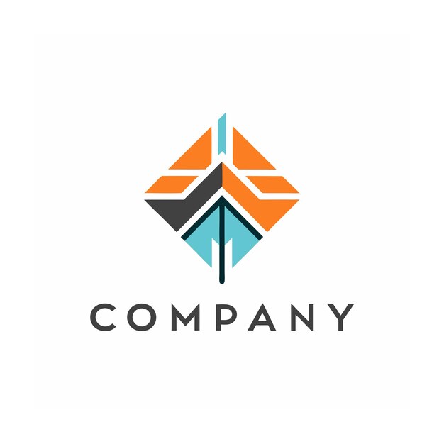 Vector de diseño de logotipo minimalista abstracto creativo y elegante para cualquier empresa de marca