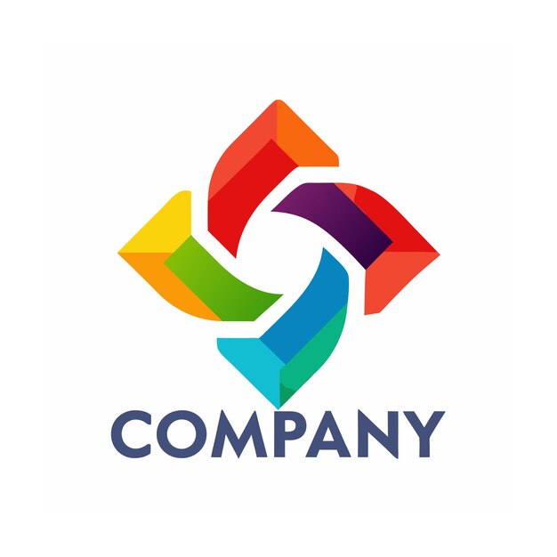 Vector de diseño de logotipo minimalista abstracto creativo y elegante para cualquier empresa de marca