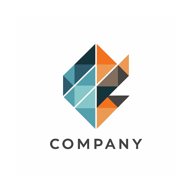 Vector de diseño de logotipo minimalista abstracto creativo y elegante para cualquier empresa de marca