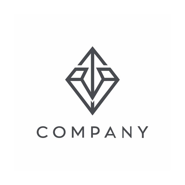 Vector de diseño de logotipo minimalista abstracto creativo y elegante para cualquier empresa de marca
