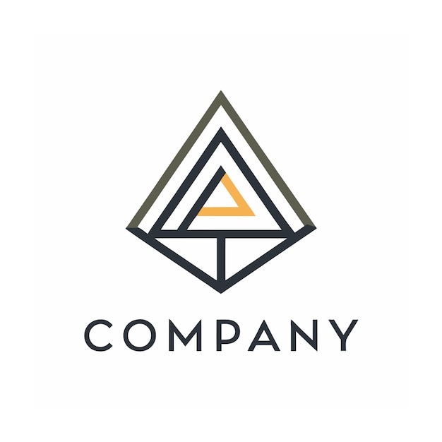 Vector de diseño de logotipo minimalista abstracto creativo y elegante para cualquier empresa de marca