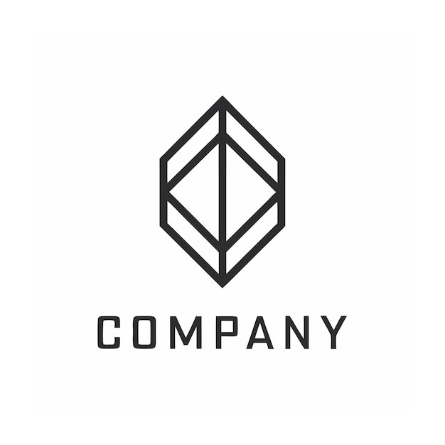 Vector de diseño de logotipo minimalista abstracto creativo y elegante para cualquier empresa de marca