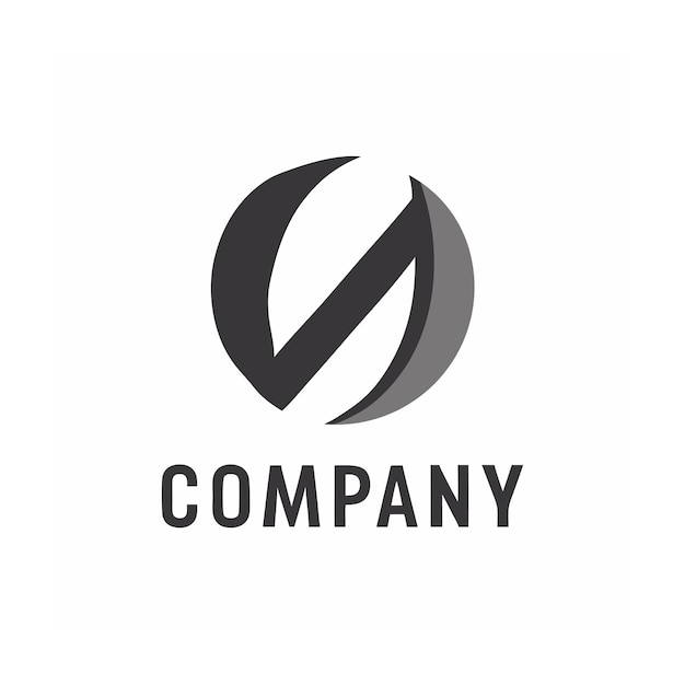 Vector de diseño de logotipo minimalista abstracto creativo y elegante para cualquier empresa de marca