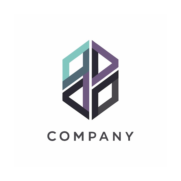 Vector de diseño de logotipo minimalista abstracto creativo y elegante para cualquier empresa de marca