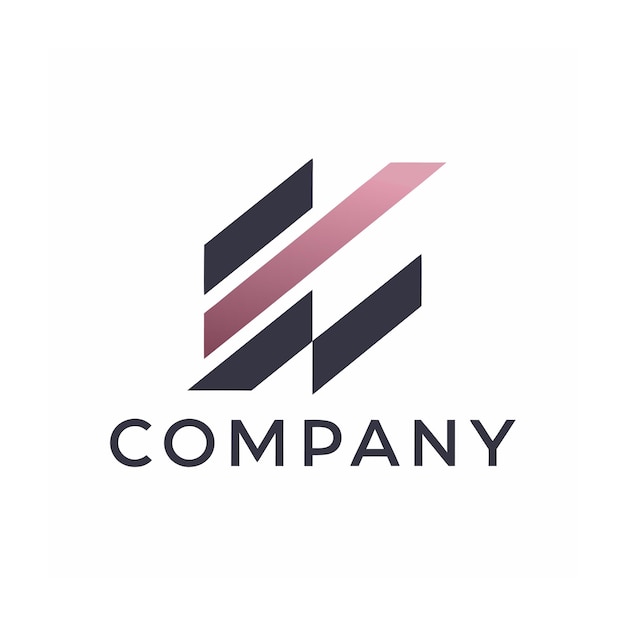 Vector de diseño de logotipo minimalista abstracto creativo y elegante para cualquier empresa de marca