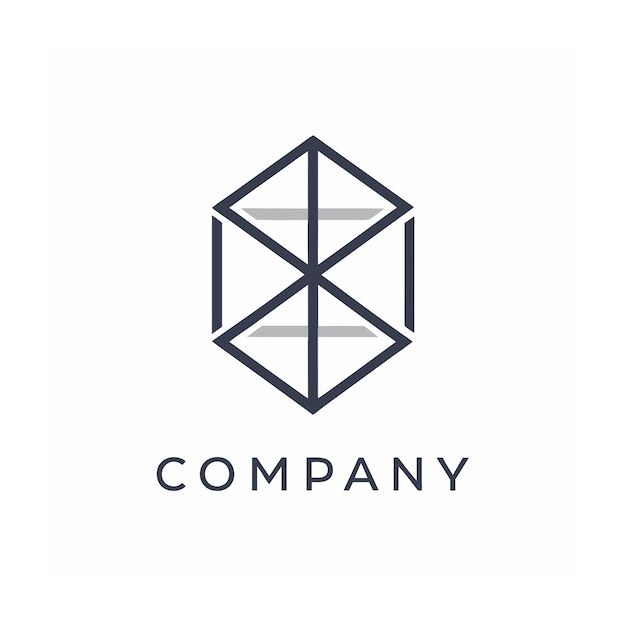 Vector de diseño de logotipo minimalista abstracto creativo y elegante para cualquier empresa de marca