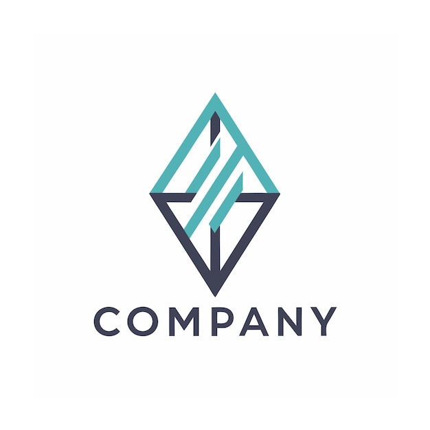 Vector de diseño de logotipo minimalista abstracto creativo y elegante para cualquier empresa de marca