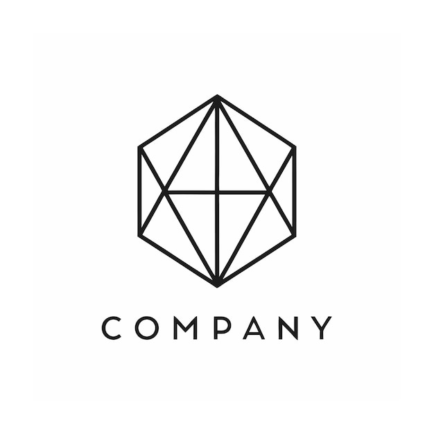 Vector de diseño de logotipo minimalista abstracto creativo y elegante para cualquier empresa de marca