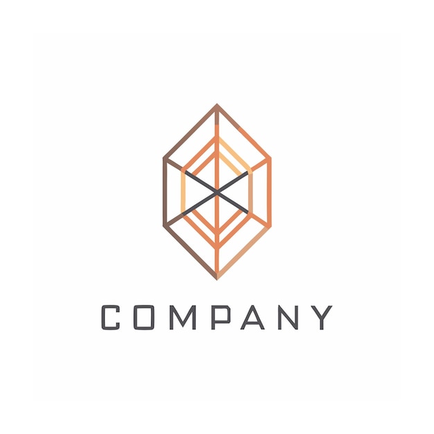 Vector de diseño de logotipo minimalista abstracto creativo y elegante para cualquier empresa de marca