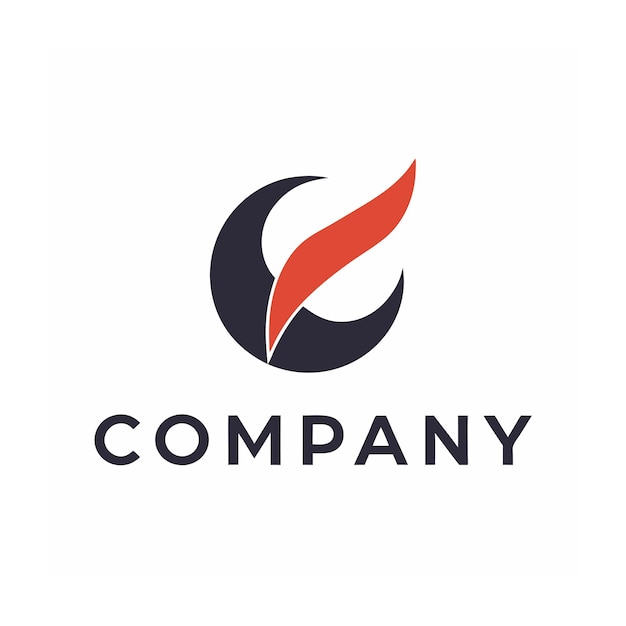 Vector de diseño de logotipo minimalista abstracto creativo y elegante para cualquier empresa de marca