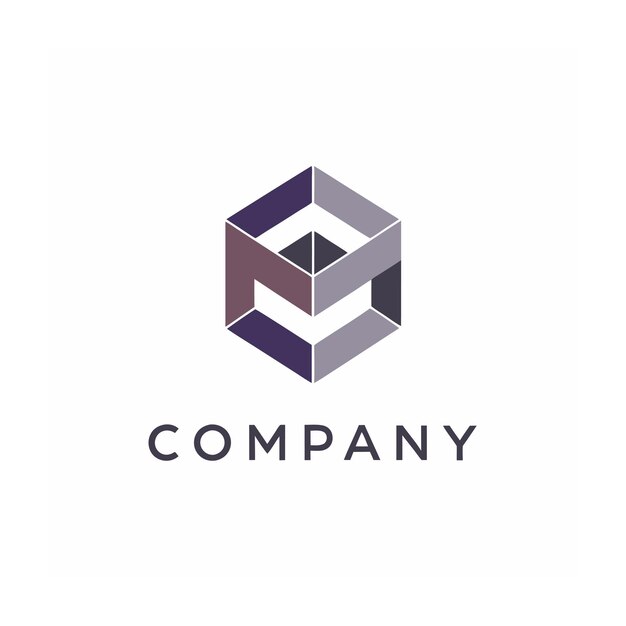 Vector de diseño de logotipo minimalista abstracto creativo y elegante para cualquier empresa de marca