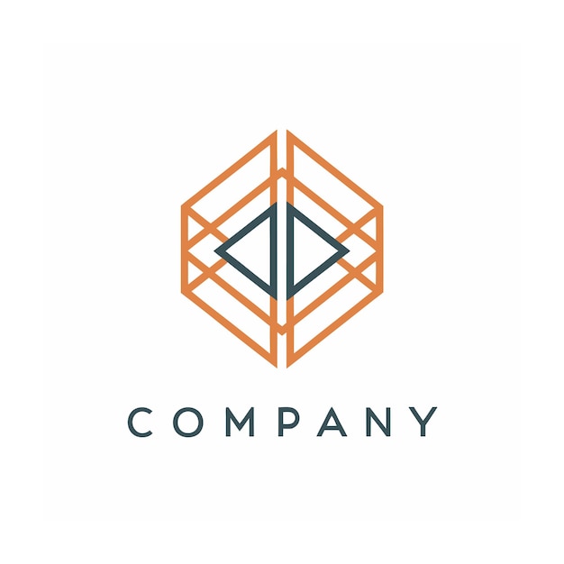 Vector de diseño de logotipo minimalista abstracto creativo y elegante para cualquier empresa de marca
