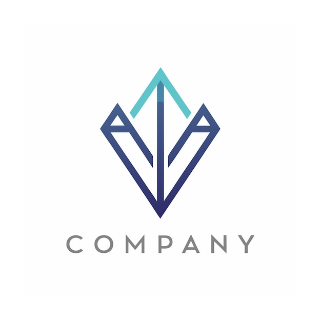 Vector de diseño de logotipo minimalista abstracto creativo y elegante para cualquier empresa de marca
