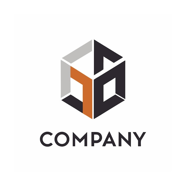 Vector de diseño de logotipo minimalista abstracto creativo y elegante para cualquier empresa de marca