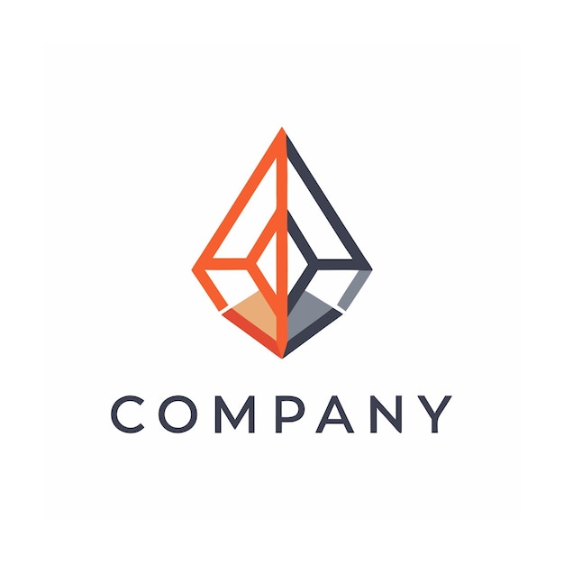 Vector de diseño de logotipo minimalista abstracto creativo y elegante para cualquier empresa de marca