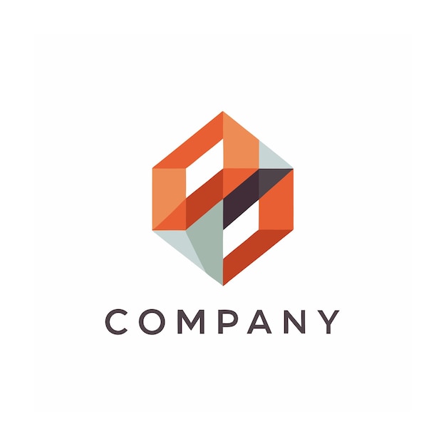 Vector de diseño de logotipo minimalista abstracto creativo y elegante para cualquier empresa de marca