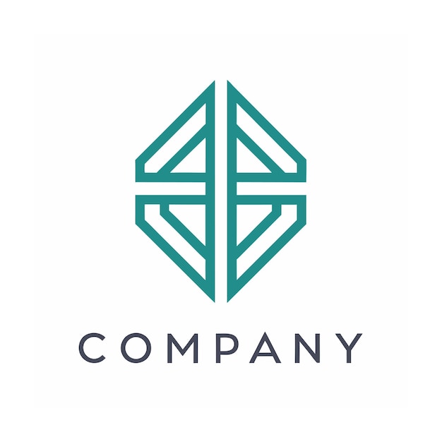Vector de diseño de logotipo minimalista abstracto creativo y elegante para cualquier empresa de marca