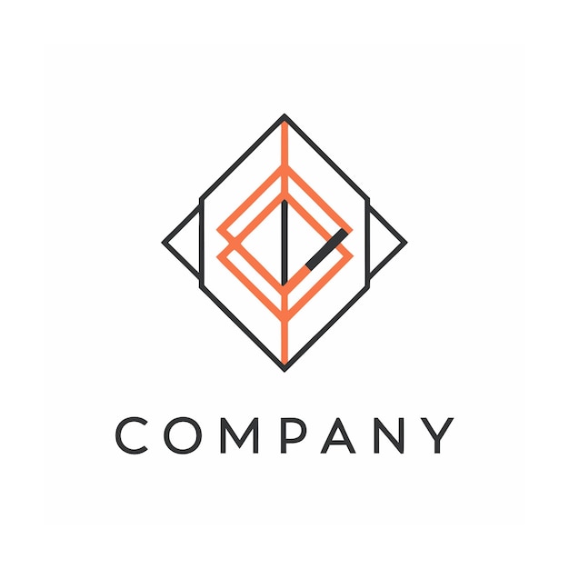 Vector de diseño de logotipo minimalista abstracto creativo y elegante para cualquier empresa de marca