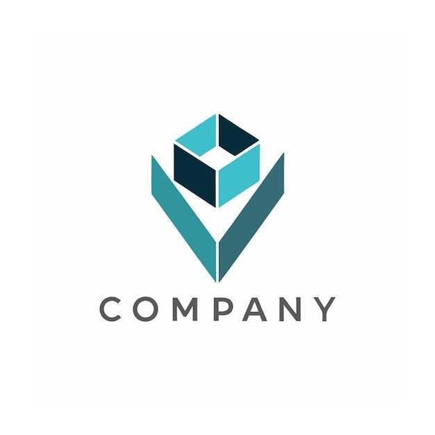 Vector de diseño de logotipo minimalista abstracto creativo y elegante para cualquier empresa de marca