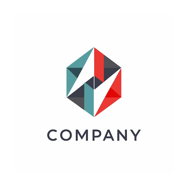 Vector de diseño de logotipo minimalista abstracto creativo y elegante para cualquier empresa de marca