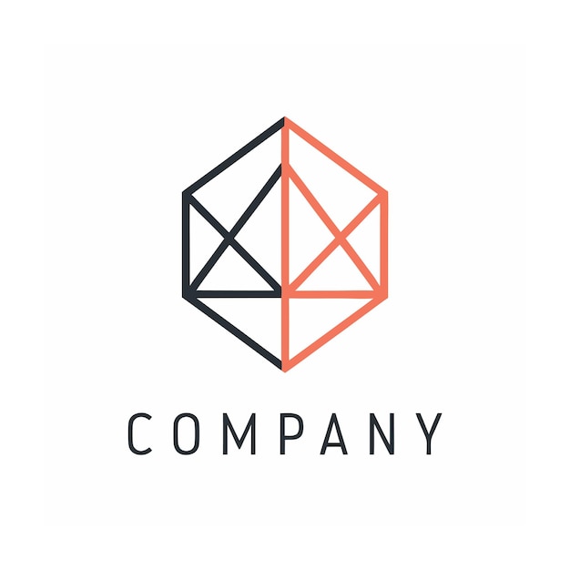Vector de diseño de logotipo minimalista abstracto creativo y elegante para cualquier empresa de marca