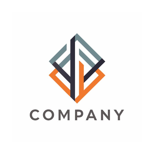 Vector de diseño de logotipo minimalista abstracto creativo y elegante para cualquier empresa de marca
