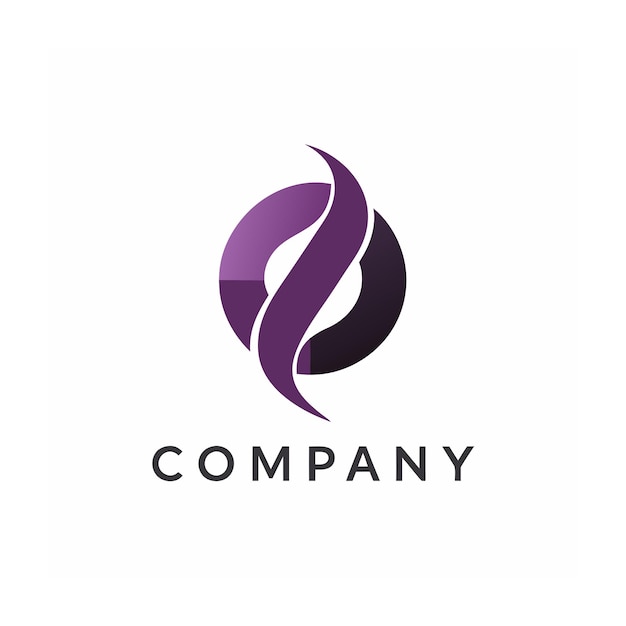 Vector de diseño de logotipo minimalista abstracto creativo y elegante para cualquier empresa de marca