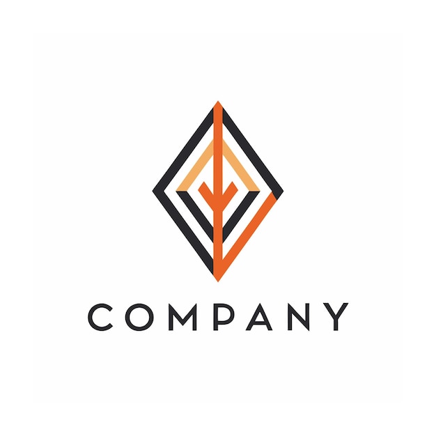 Vector de diseño de logotipo minimalista abstracto creativo y elegante para cualquier empresa de marca