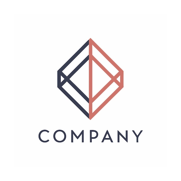 Vector de diseño de logotipo minimalista abstracto creativo y elegante para cualquier empresa de marca