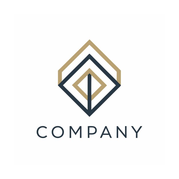 Vector de diseño de logotipo minimalista abstracto creativo y elegante para cualquier empresa de marca