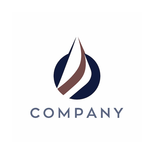 Vector de diseño de logotipo minimalista abstracto creativo y elegante para cualquier empresa de marca