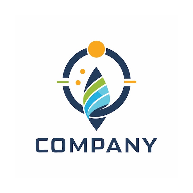 Vector de diseño de logotipo minimalista abstracto creativo y elegante para cualquier empresa de marca