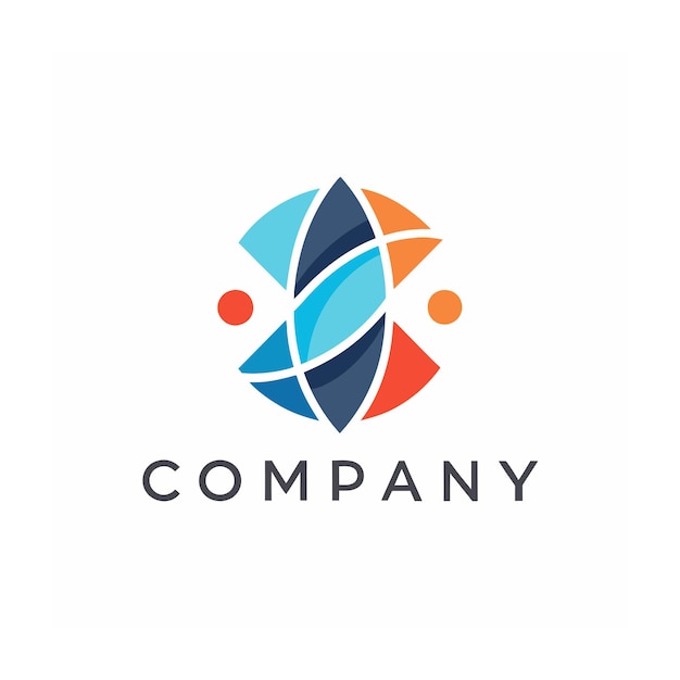 Vector de diseño de logotipo minimalista abstracto creativo y elegante para cualquier empresa de marca