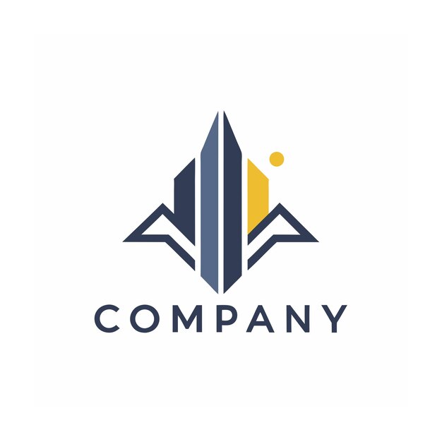 Vector de diseño de logotipo minimalista abstracto creativo y elegante para cualquier empresa de marca